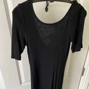 Simple Black Sweater Dress